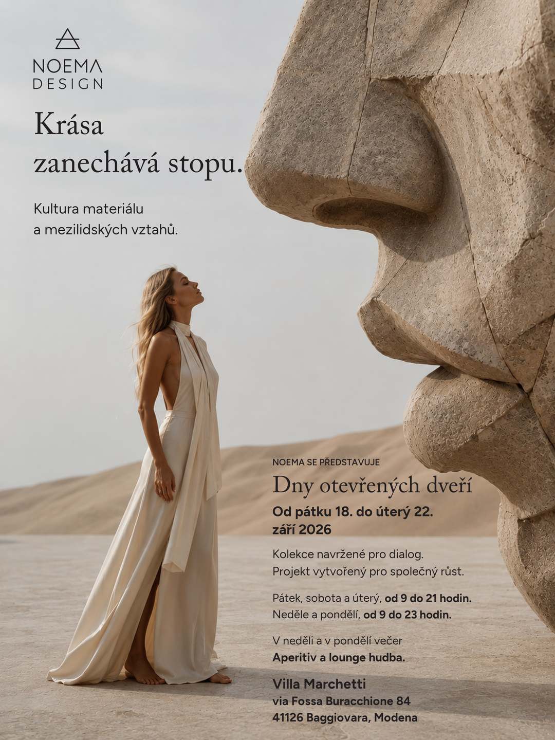 Open house · Noema Design · 18.–22. září 2026