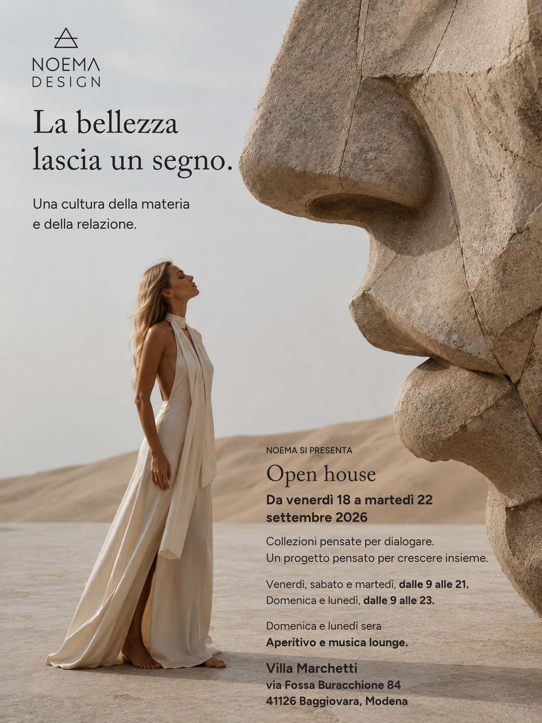 Open house · Noema Design · 18–22 settembre 2026