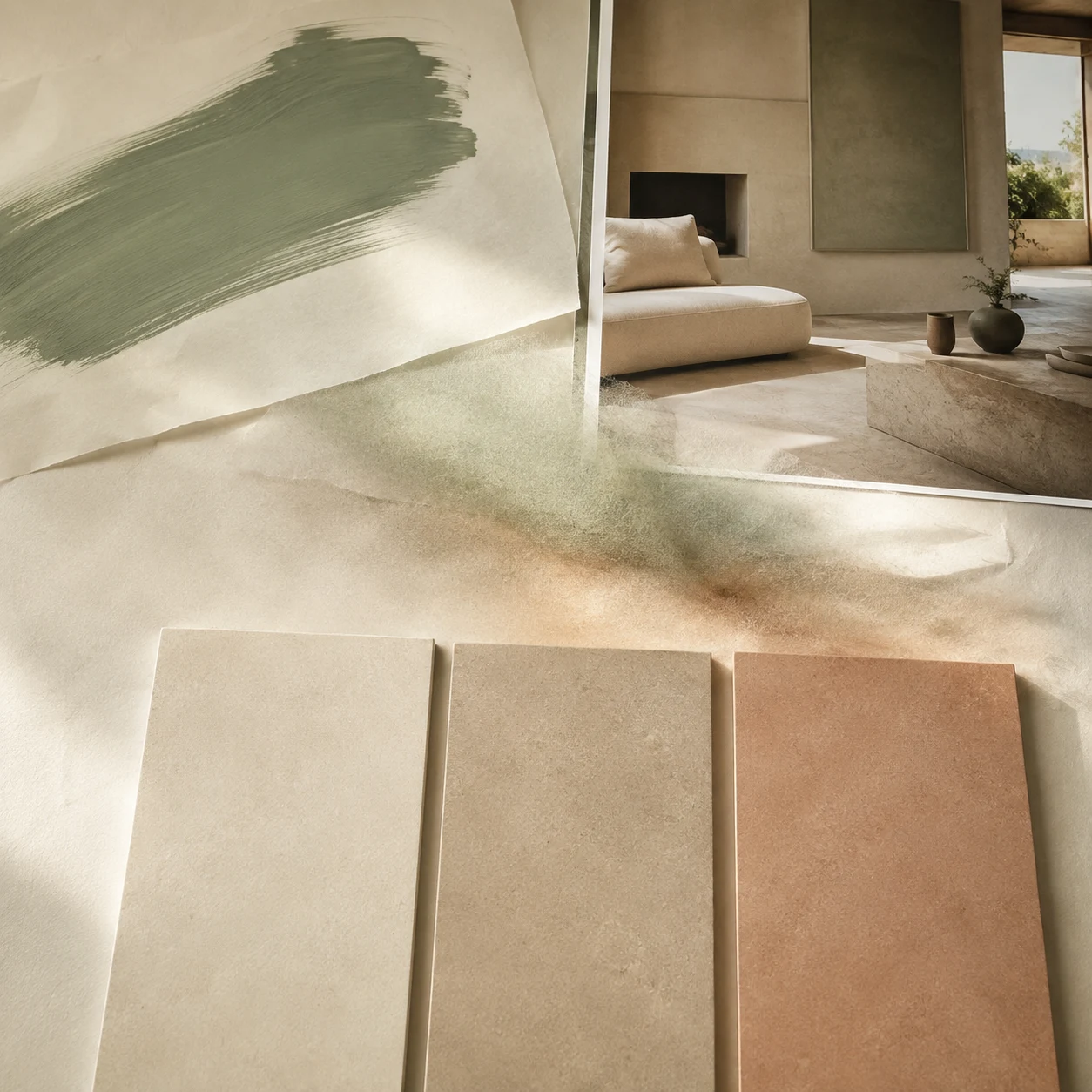 A colour or photo → coordinating Noema surfaces.